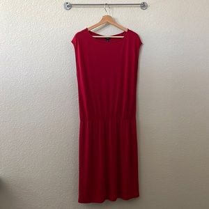 NWT Talbots Red Sleeveless Midi Dress Sz:M